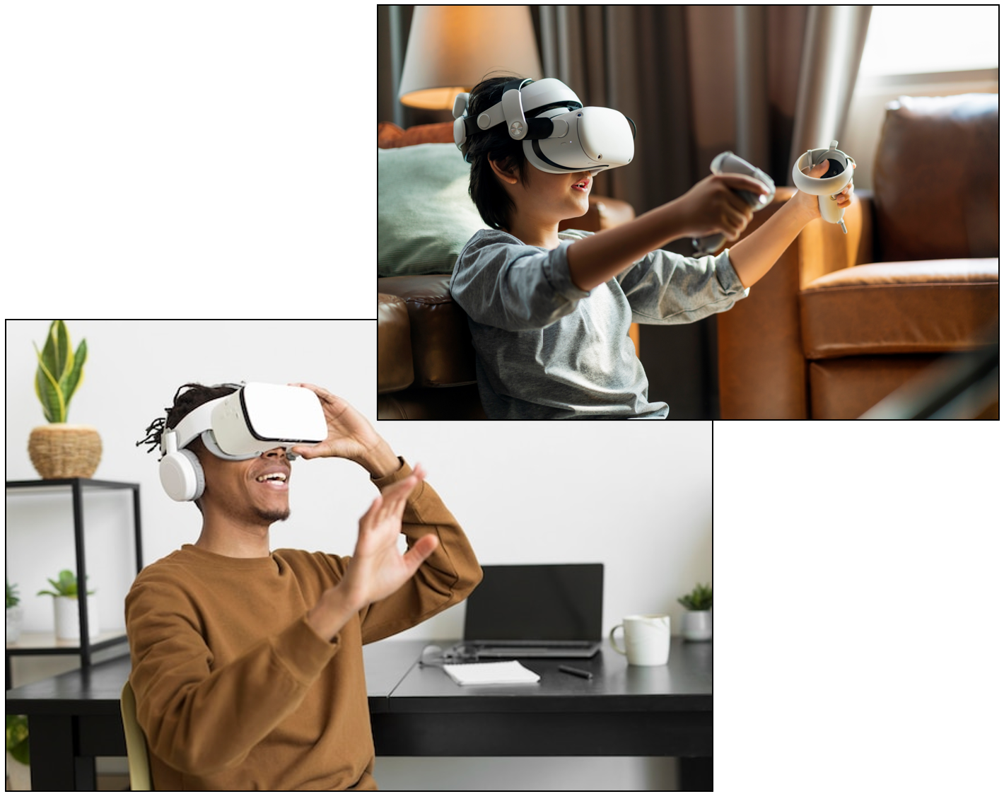 people using VR